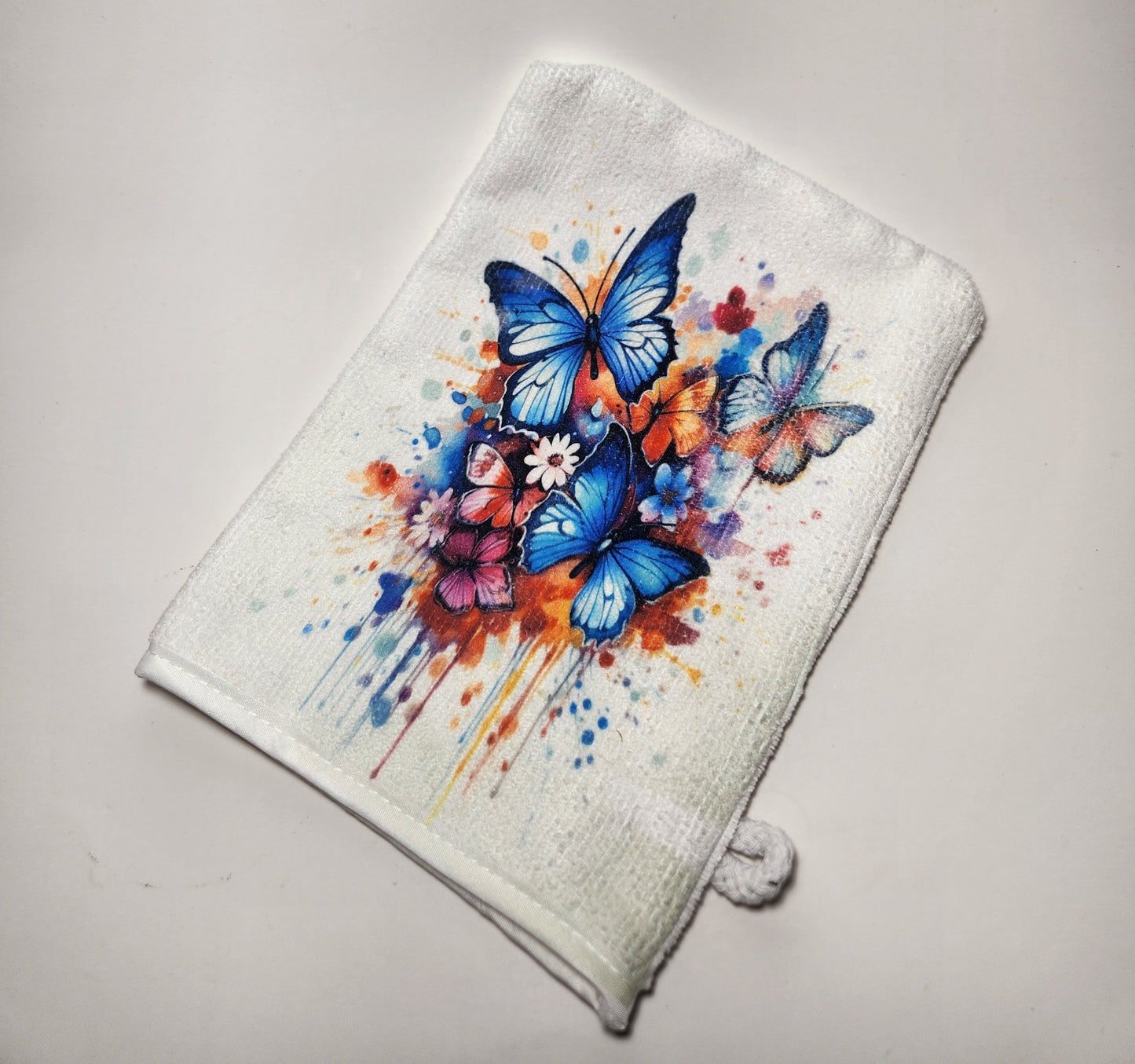 Gant de toilette en microfibre