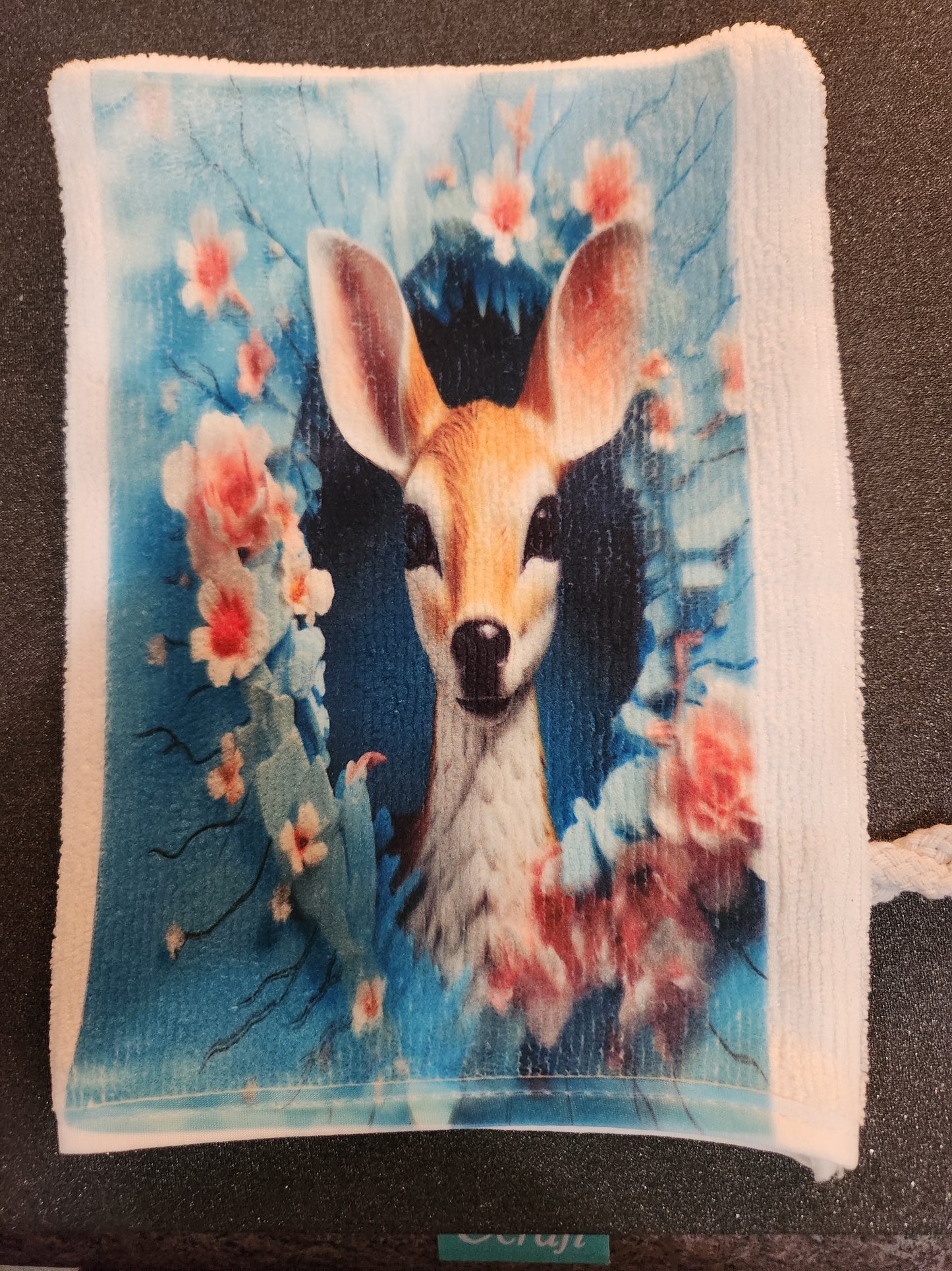 Gant de toilette en microfibre