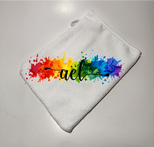 Gant de toilette en microfibre